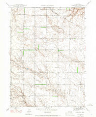 Nonpareil Nebraska Historical topographic map, 1:24000 scale, 7.5 X 7.5 Minute, Year 1946