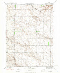 Nonpareil Nebraska Historical topographic map, 1:24000 scale, 7.5 X 7.5 Minute, Year 1946