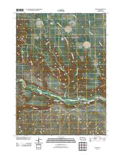 Norden Nebraska Historical topographic map, 1:24000 scale, 7.5 X 7.5 Minute, Year 2011