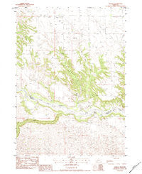 Norden Nebraska Historical topographic map, 1:24000 scale, 7.5 X 7.5 Minute, Year 1983