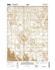 Norden NW Nebraska Current topographic map, 1:24000 scale, 7.5 X 7.5 Minute, Year 2014