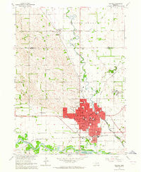 Norfolk Nebraska Historical topographic map, 1:24000 scale, 7.5 X 7.5 Minute, Year 1963