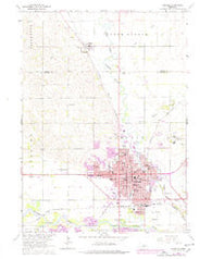 Norfolk Nebraska Historical topographic map, 1:24000 scale, 7.5 X 7.5 Minute, Year 1963