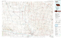 Norfolk Nebraska Historical topographic map, 1:100000 scale, 30 X 60 Minute, Year 1985