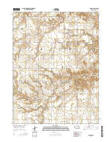Norman Nebraska Current topographic map, 1:24000 scale, 7.5 X 7.5 Minute, Year 2014