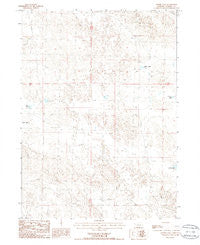 Norris Lake Nebraska Historical topographic map, 1:24000 scale, 7.5 X 7.5 Minute, Year 1986