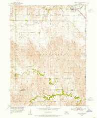 North Loup Nebraska Historical topographic map, 1:24000 scale, 7.5 X 7.5 Minute, Year 1953