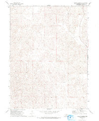 North Of Hershey Nebraska Historical topographic map, 1:24000 scale, 7.5 X 7.5 Minute, Year 1972