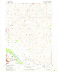 North Platte East Nebraska Historical topographic map, 1:24000 scale, 7.5 X 7.5 Minute, Year 1970
