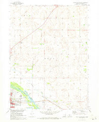 North Platte East Nebraska Historical topographic map, 1:24000 scale, 7.5 X 7.5 Minute, Year 1970