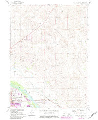 North Platte East Nebraska Historical topographic map, 1:24000 scale, 7.5 X 7.5 Minute, Year 1970
