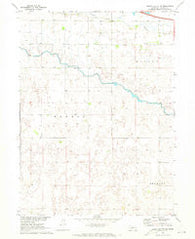North Platte SW Nebraska Historical topographic map, 1:24000 scale, 7.5 X 7.5 Minute, Year 1970