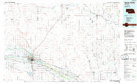 North Platte Nebraska Historical topographic map, 1:100000 scale, 30 X 60 Minute, Year 1985