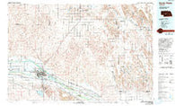 North Platte Nebraska Historical topographic map, 1:100000 scale, 30 X 60 Minute, Year 1985