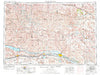 North Platte Nebraska Historical topographic map, 1:250000 scale, 1 X 2 Degree, Year 1954
