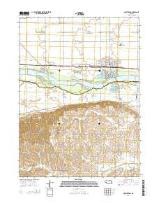 North Bend Nebraska Current topographic map, 1:24000 scale, 7.5 X 7.5 Minute, Year 2014