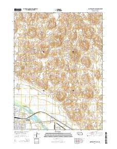 North Platte East Nebraska Current topographic map, 1:24000 scale, 7.5 X 7.5 Minute, Year 2014