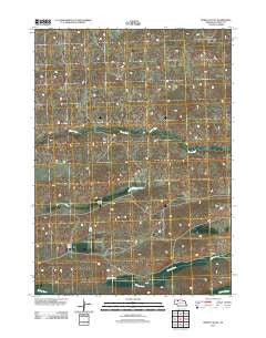 North Valley Nebraska Historical topographic map, 1:24000 scale, 7.5 X 7.5 Minute, Year 2011