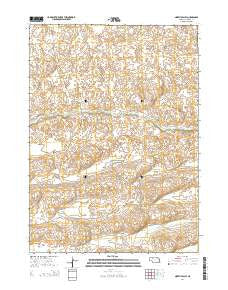 North Valley Nebraska Current topographic map, 1:24000 scale, 7.5 X 7.5 Minute, Year 2014