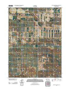 North of Bushnell Nebraska Historical topographic map, 1:24000 scale, 7.5 X 7.5 Minute, Year 2011