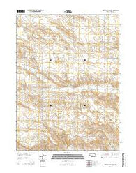 North of Bushnell Nebraska Current topographic map, 1:24000 scale, 7.5 X 7.5 Minute, Year 2014
