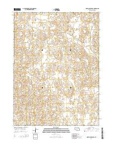 North of Hershey Nebraska Current topographic map, 1:24000 scale, 7.5 X 7.5 Minute, Year 2014