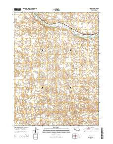 Norway Nebraska Current topographic map, 1:24000 scale, 7.5 X 7.5 Minute, Year 2014