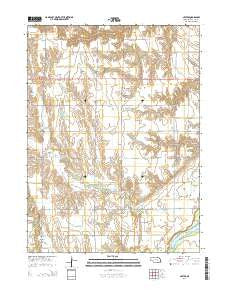 Nysted Nebraska Current topographic map, 1:24000 scale, 7.5 X 7.5 Minute, Year 2014