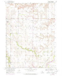 Nysted Nebraska Historical topographic map, 1:24000 scale, 7.5 X 7.5 Minute, Year 1953