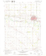 O'Neill Nebraska Historical topographic map, 1:24000 scale, 7.5 X 7.5 Minute, Year 1958