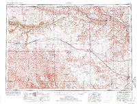 O'Neill Nebraska Historical topographic map, 1:250000 scale, 1 X 2 Degree, Year 1955