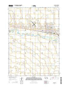 O'Neill Nebraska Current topographic map, 1:24000 scale, 7.5 X 7.5 Minute, Year 2014