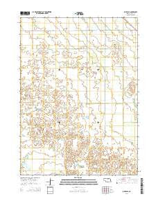 O'Neill SE Nebraska Current topographic map, 1:24000 scale, 7.5 X 7.5 Minute, Year 2014