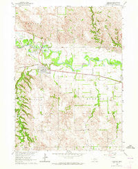 Oakdale Nebraska Historical topographic map, 1:24000 scale, 7.5 X 7.5 Minute, Year 1963
