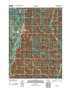 Oakland Nebraska Historical topographic map, 1:24000 scale, 7.5 X 7.5 Minute, Year 2011