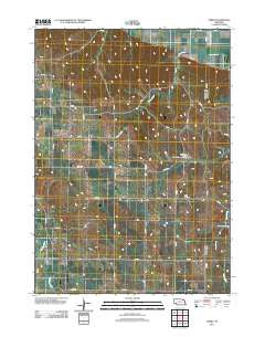 Obert Nebraska Historical topographic map, 1:24000 scale, 7.5 X 7.5 Minute, Year 2011