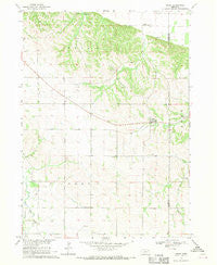 Obert Nebraska Historical topographic map, 1:24000 scale, 7.5 X 7.5 Minute, Year 1968