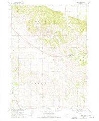 Obert Nebraska Historical topographic map, 1:24000 scale, 7.5 X 7.5 Minute, Year 1968