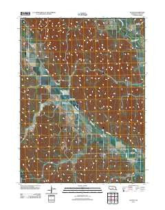 Oconto Nebraska Historical topographic map, 1:24000 scale, 7.5 X 7.5 Minute, Year 2011