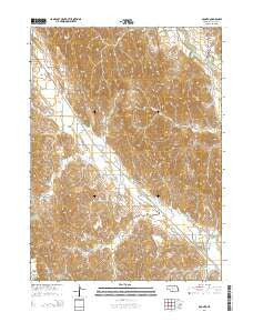 Oconto Nebraska Current topographic map, 1:24000 scale, 7.5 X 7.5 Minute, Year 2014
