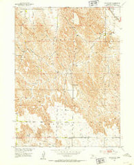 Oconto NW Nebraska Historical topographic map, 1:24000 scale, 7.5 X 7.5 Minute, Year 1951