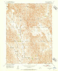 Oconto SE Nebraska Historical topographic map, 1:24000 scale, 7.5 X 7.5 Minute, Year 1951