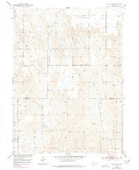 Oconto SW Nebraska Historical topographic map, 1:24000 scale, 7.5 X 7.5 Minute, Year 1951
