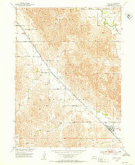 Oconto Nebraska Historical topographic map, 1:24000 scale, 7.5 X 7.5 Minute, Year 1951
