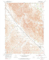 Oconto Nebraska Historical topographic map, 1:24000 scale, 7.5 X 7.5 Minute, Year 1951