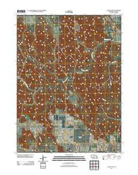 Oconto NW Nebraska Historical topographic map, 1:24000 scale, 7.5 X 7.5 Minute, Year 2011