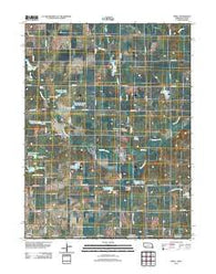 Odell Nebraska Historical topographic map, 1:24000 scale, 7.5 X 7.5 Minute, Year 2011