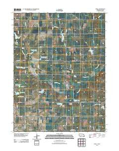 Odell Nebraska Historical topographic map, 1:24000 scale, 7.5 X 7.5 Minute, Year 2011