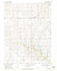 Odell NE Nebraska Historical topographic map, 1:24000 scale, 7.5 X 7.5 Minute, Year 1970