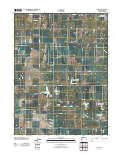 Odell NE Nebraska Historical topographic map, 1:24000 scale, 7.5 X 7.5 Minute, Year 2011